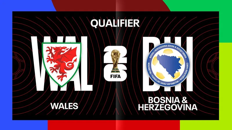 Cầu thủ Wales và Bosnia & Herzegovina đối mặt trên sân cỏ